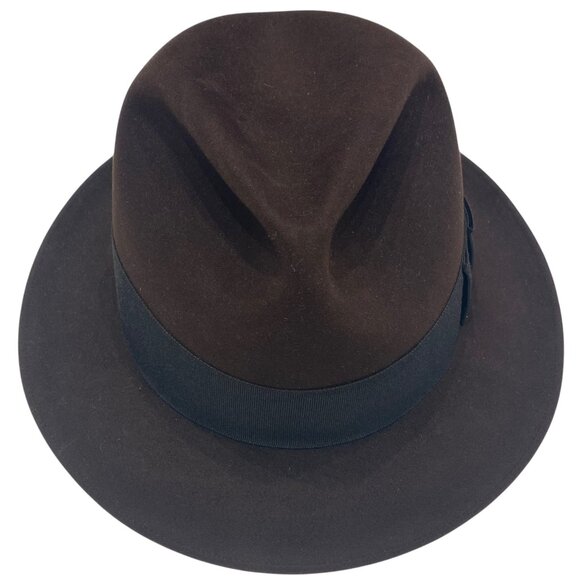 Optimo 100% Beaver Brown Trilby - Rare Find! Like new condition. - Picture 1 of 6